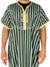 Olive Green - Azhar Style Short Sleeve Thob