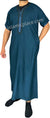 Teal Blue - Ehsan Style Short Sleeve Thob