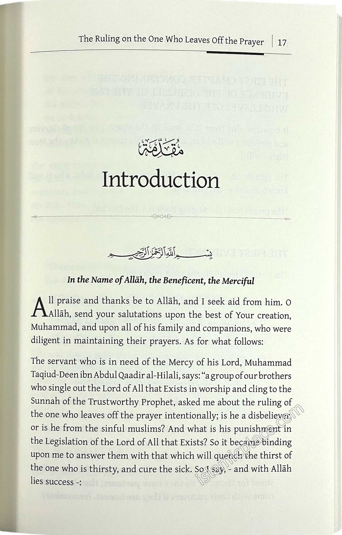 The Ruling on the One Who Leaves Off the Prayer