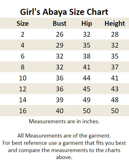 Rust - Kamilah Style Girl's Abaya by BintQ - BQ92