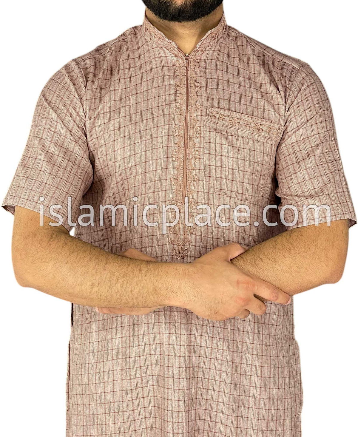 Heather Brown - Irfan Style Short Sleeve Thob