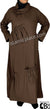 Brown - Farah Big Pockets Style Abaya by BintQ - BQ159