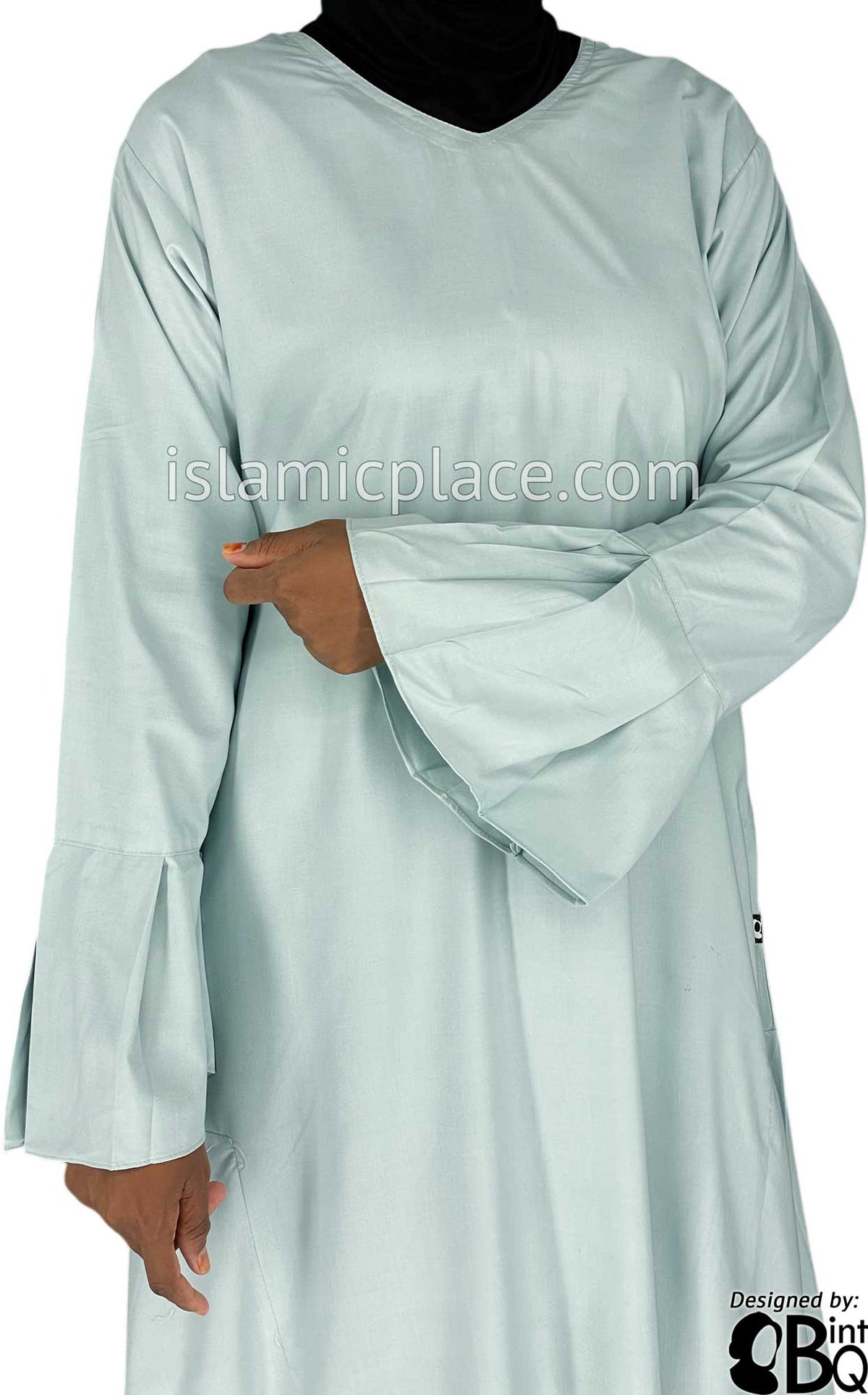 Silver Blue - Esma Style Abaya by BintQ - BQ68