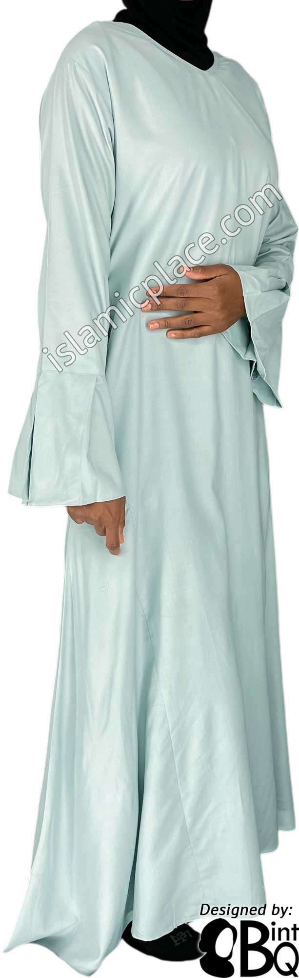 Silver Blue - Esma Style Abaya by BintQ - BQ68