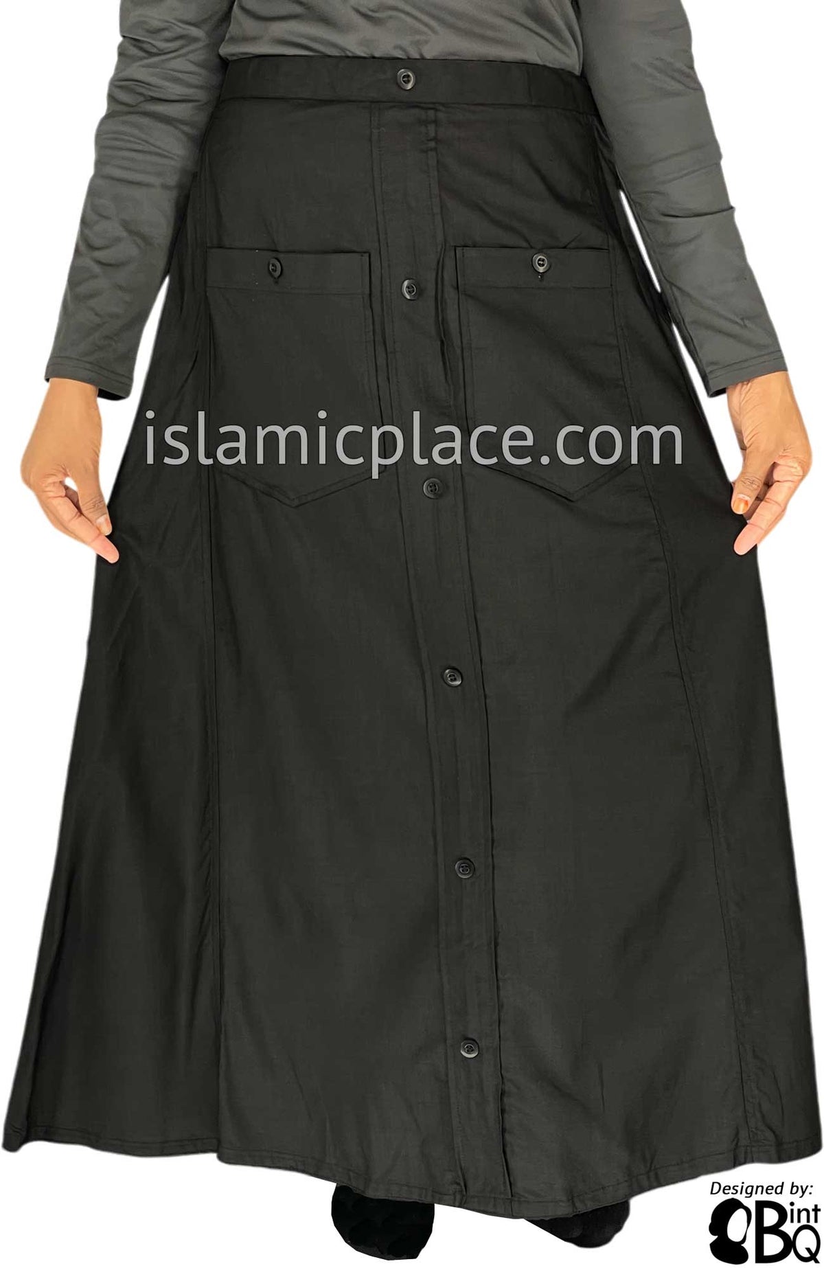 Black - Meher Style Desinger Skirt by BintQ - BQ209