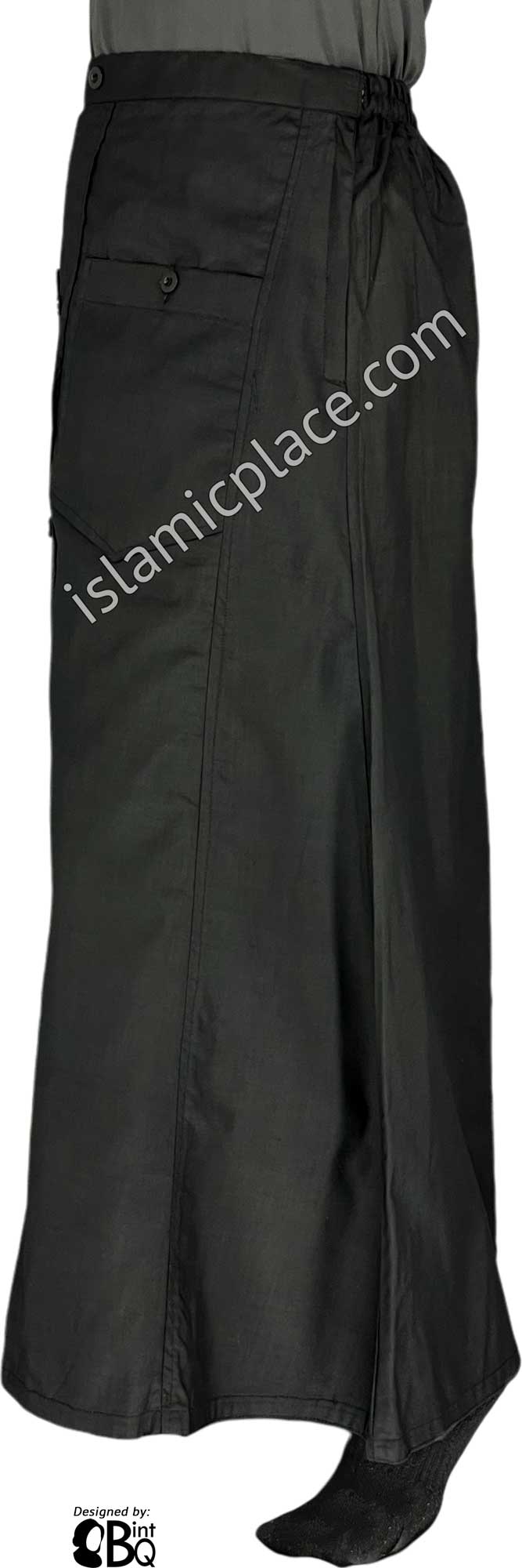 Black - Meher Style Desinger Skirt by BintQ - BQ209