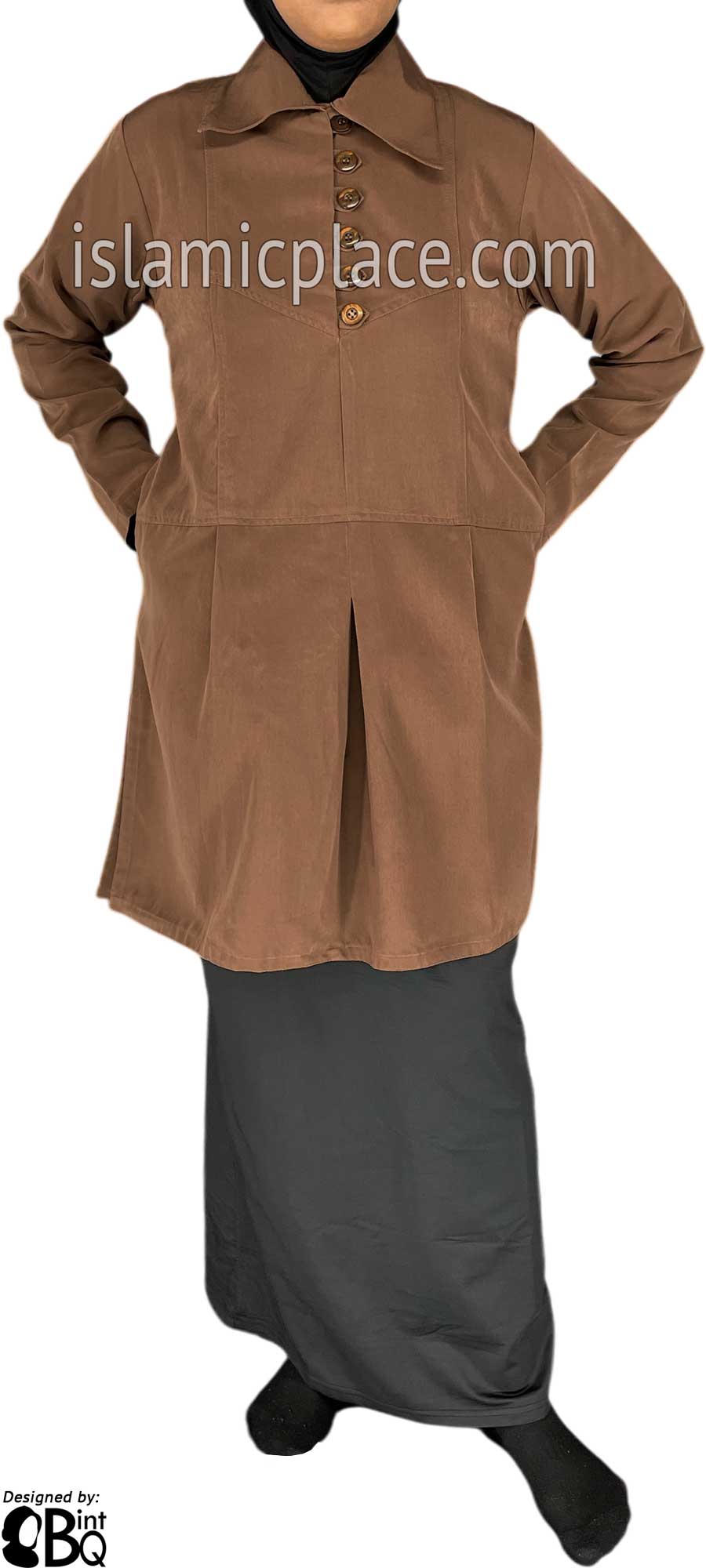 Pumpkin Spice - Misha Style Kameez Tunic Top by BintQ - BQ226