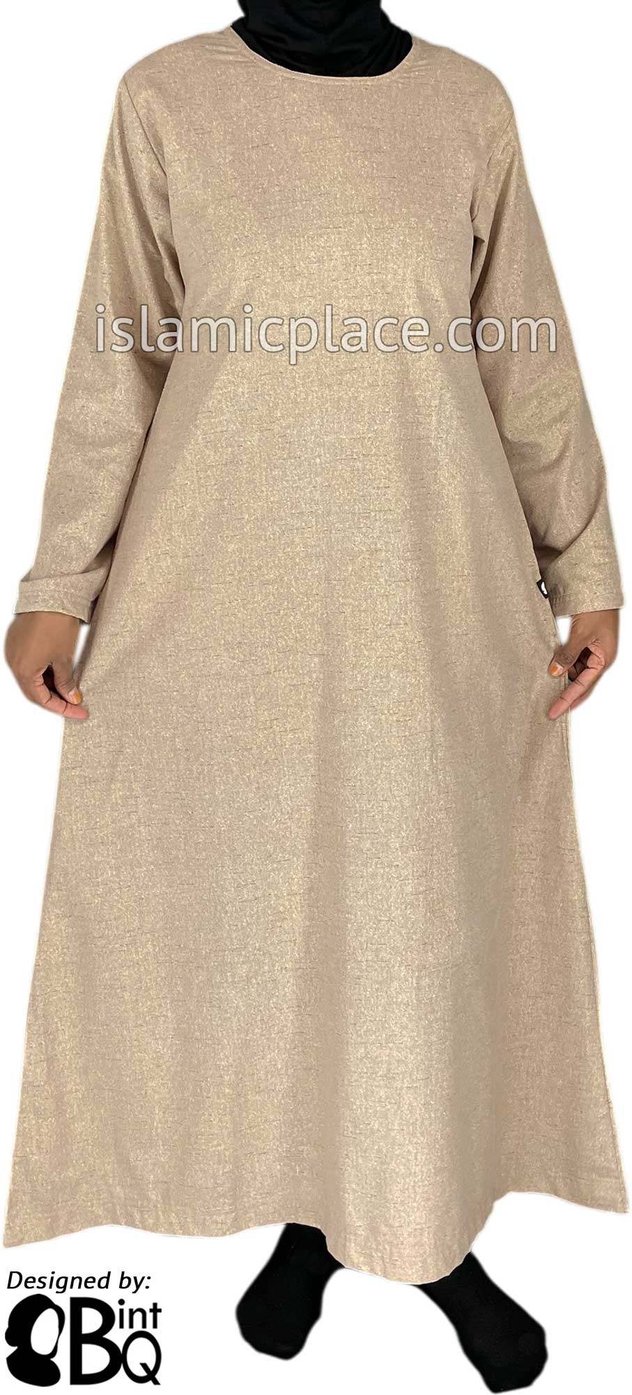 Chai - Simply Elegant Abaya in Tweed Fabric