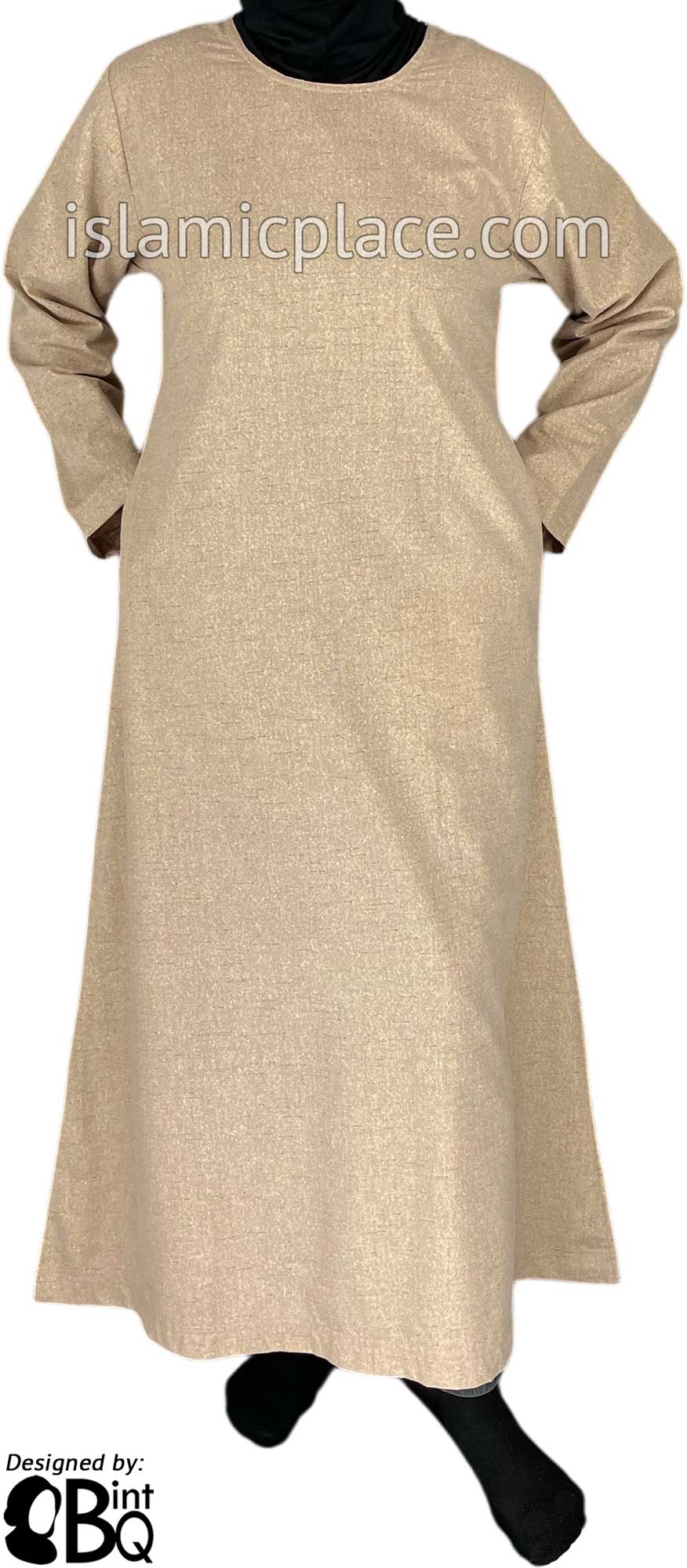 Chai - Simply Elegant Abaya in Tweed Fabric