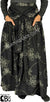 Black and Cream - Lubna Style Desinger Skirt by BintQ with Chain Stitch Embroidery  - BQ121