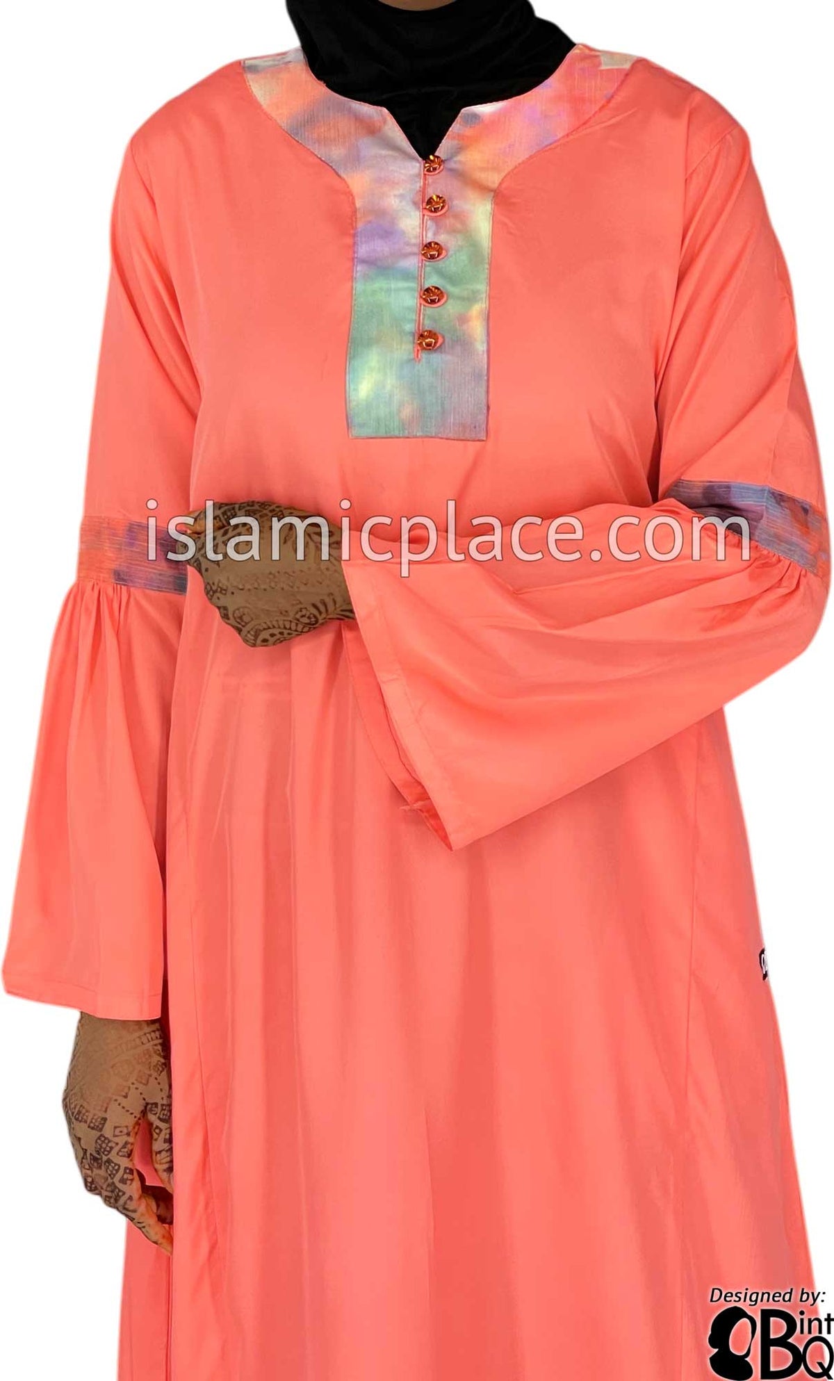 Solar Orange - Suhayla Style Abaya by BintQ - S15