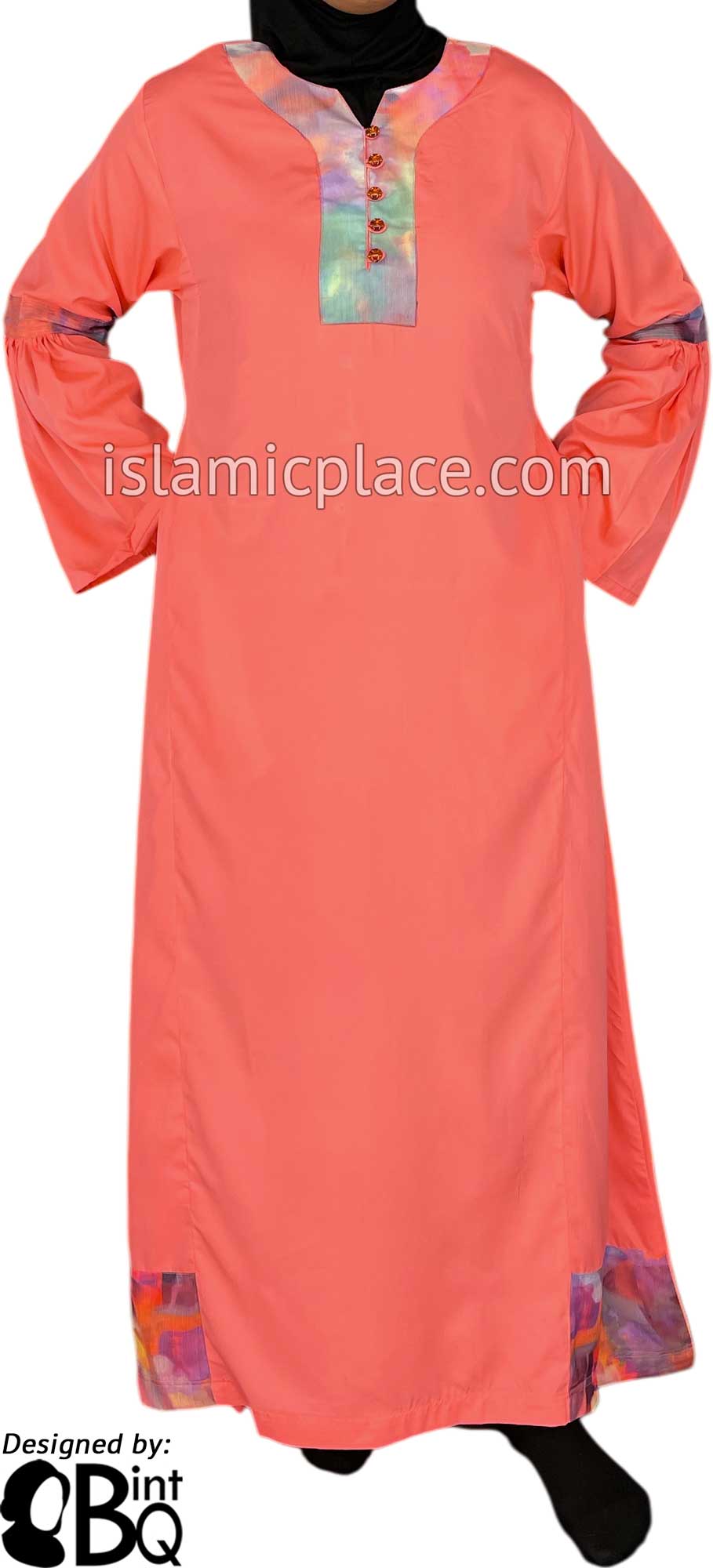 Solar Orange - Suhayla Style Abaya by BintQ - S15