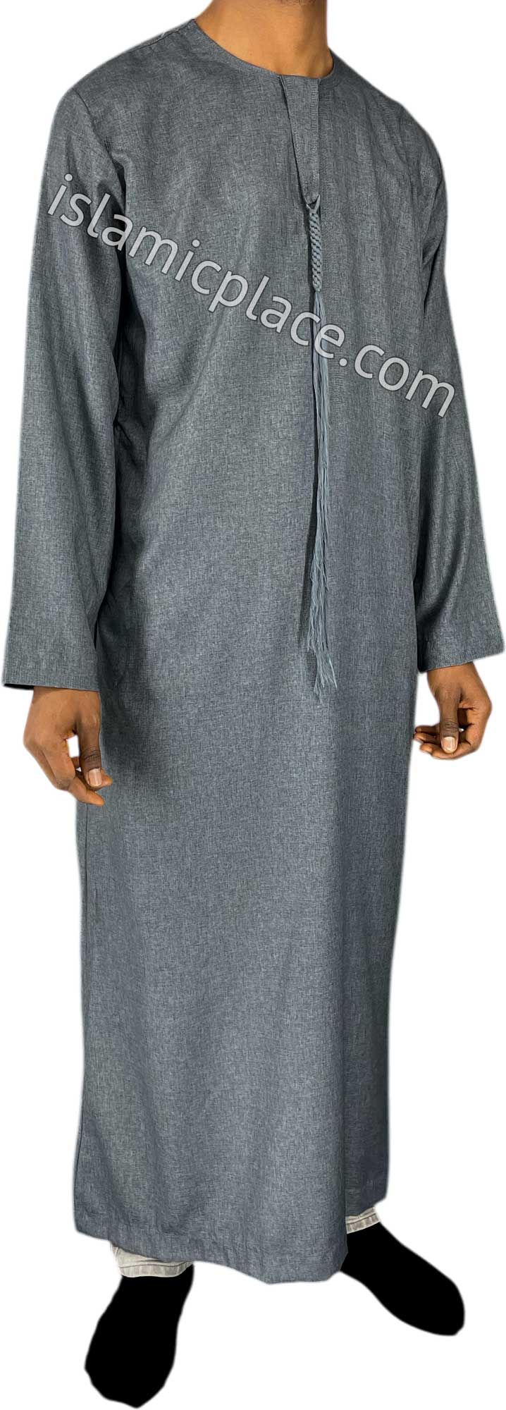 Dark Heather Gray - Abbas Style Omani Thob