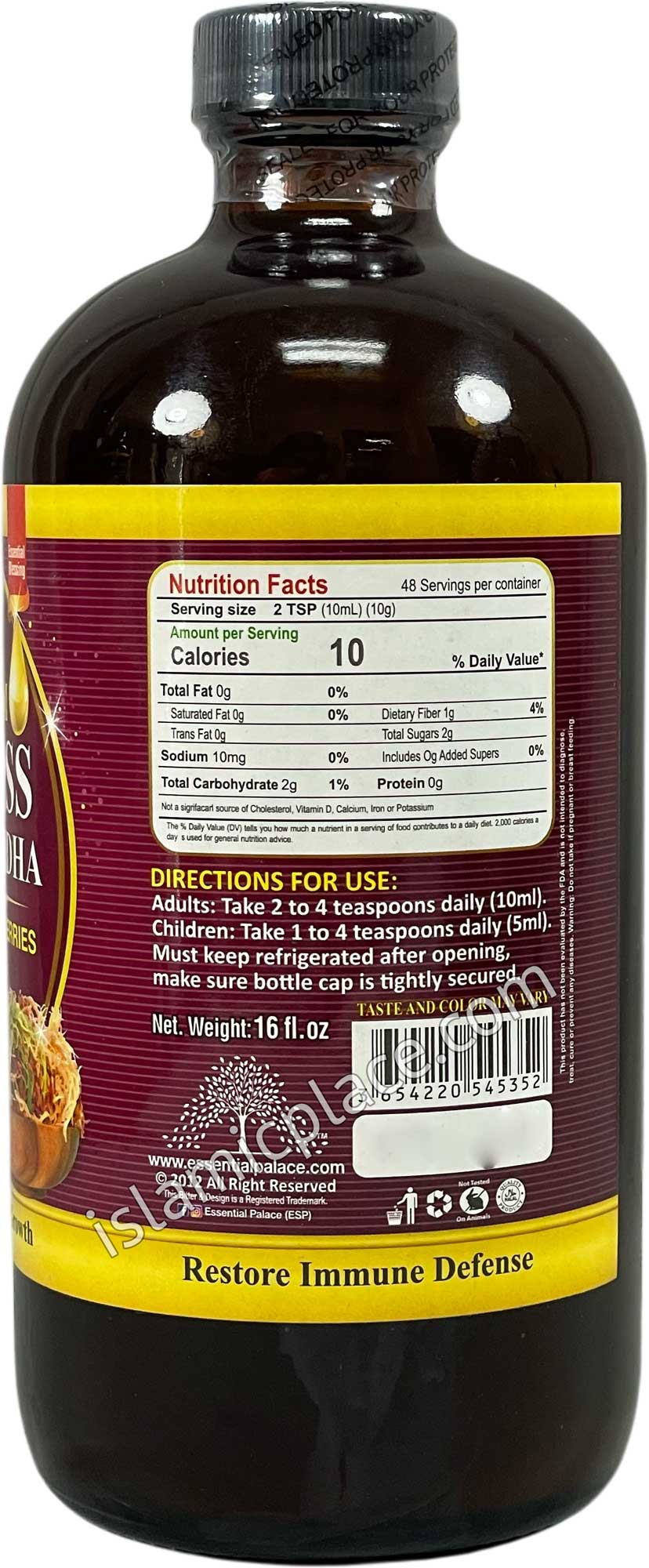 Spectrum Sea Moss & Ashwagandha with Green Tea, Goji Berries and Aveena Sativa 16 oz