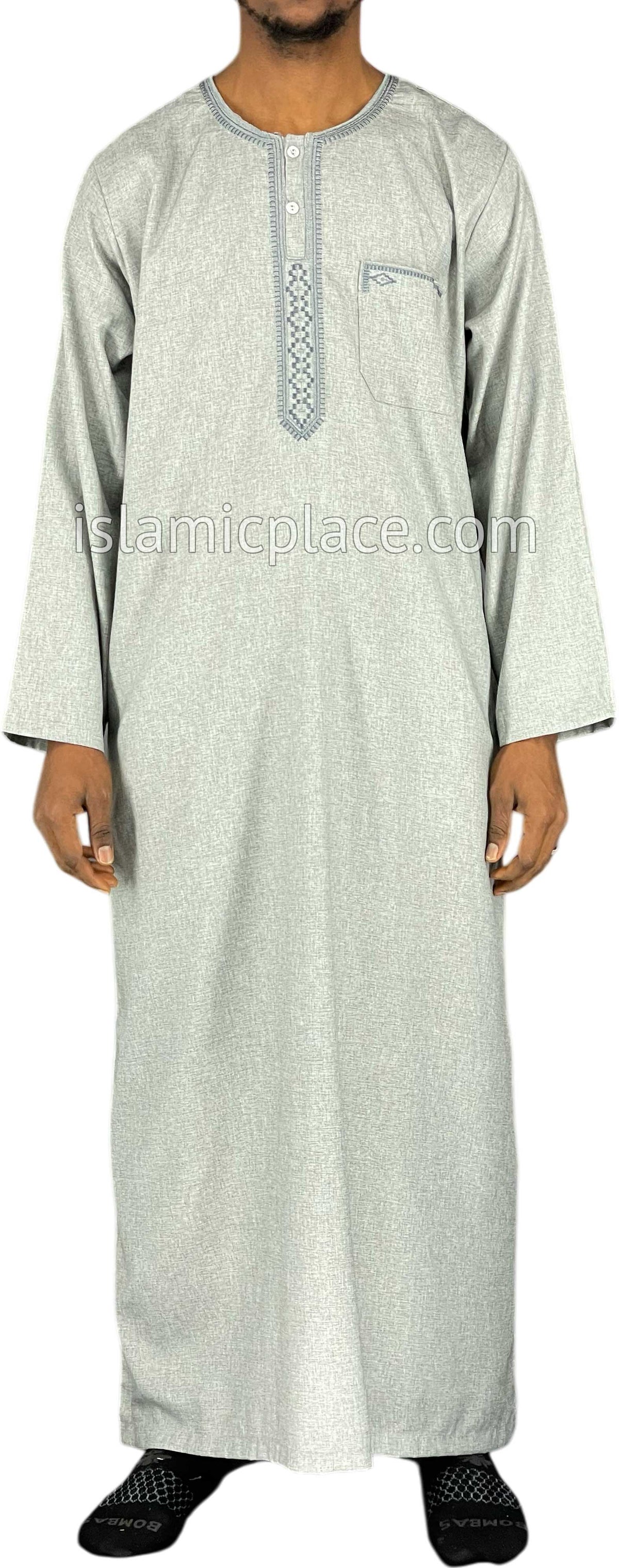 Silver Gray - Naseer Style Thob