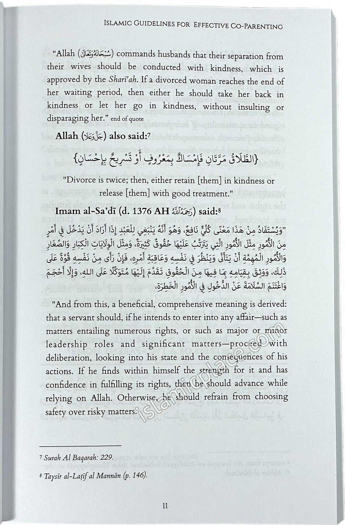 Navigating Parenthood After Divorce - Islamic Guidelines for Custody and Co-Parenting in a Changing World