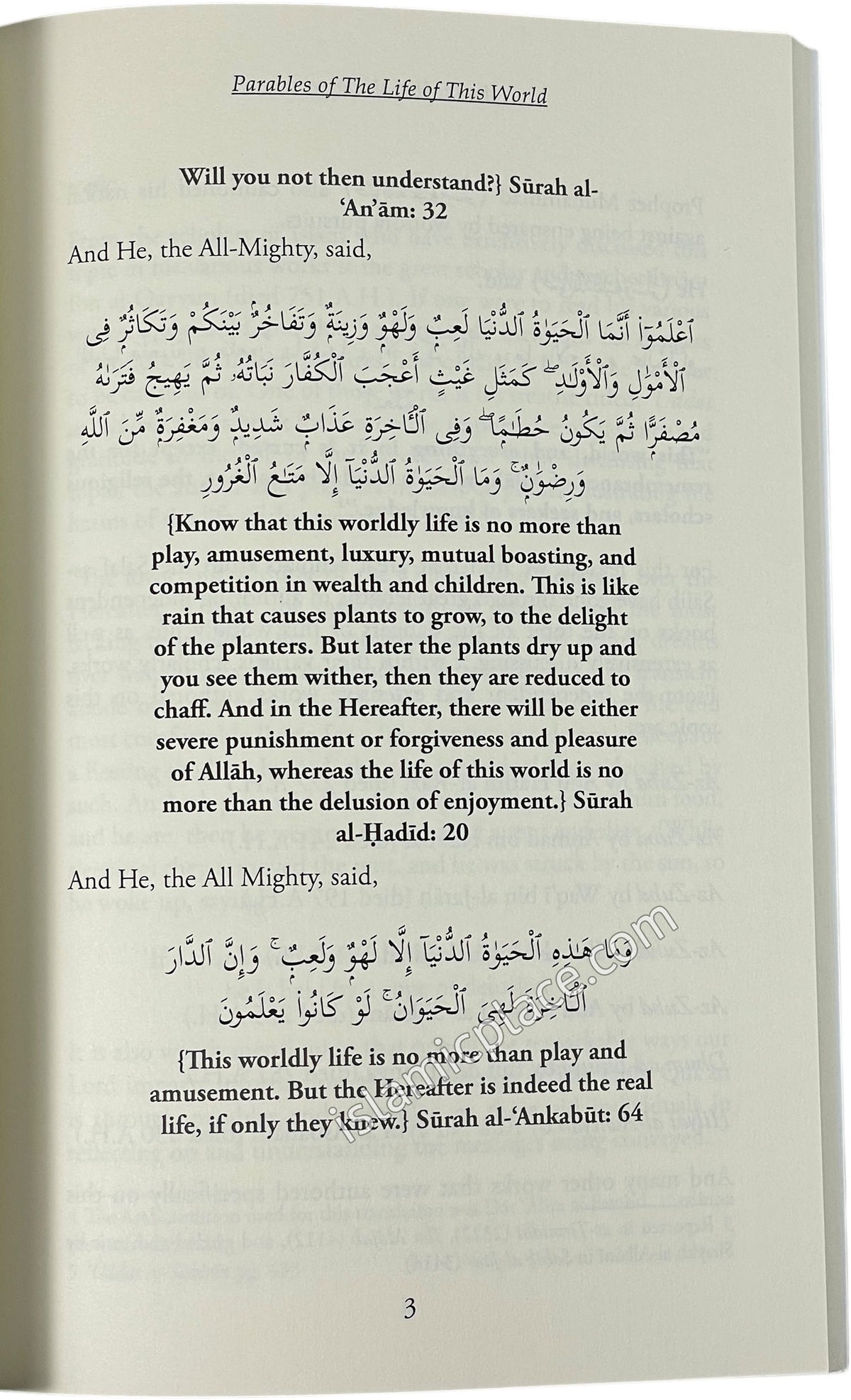 Parables of the Life of This World