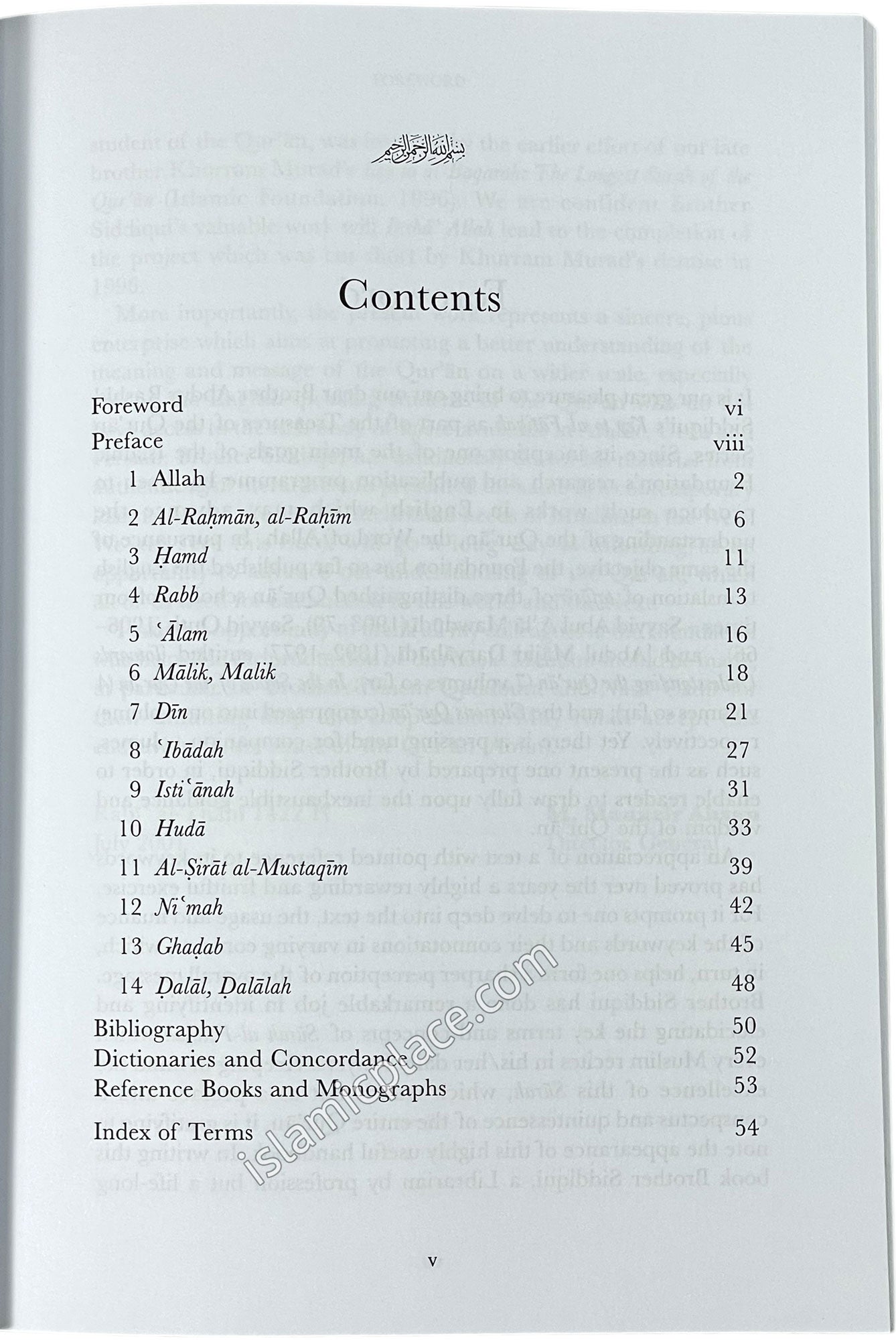 Key to al-Fatihah - Understanding the Basic Concepts