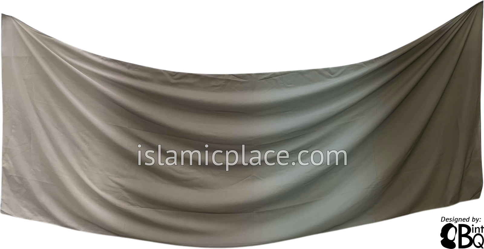 Graphite, Slate, Charcoal and Silver Gray - G4 Ombre Dye Georgette Shayla Long Rectangle Hijab 28"x70"