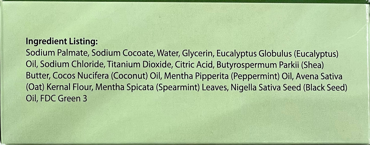 Eucalyptus Peppermint Soap - 5 oz bar by Ninon