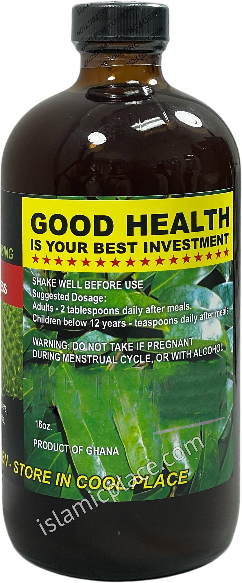 Soursop Bitters 16 oz (All Natural remedy for Colon Cleansing)