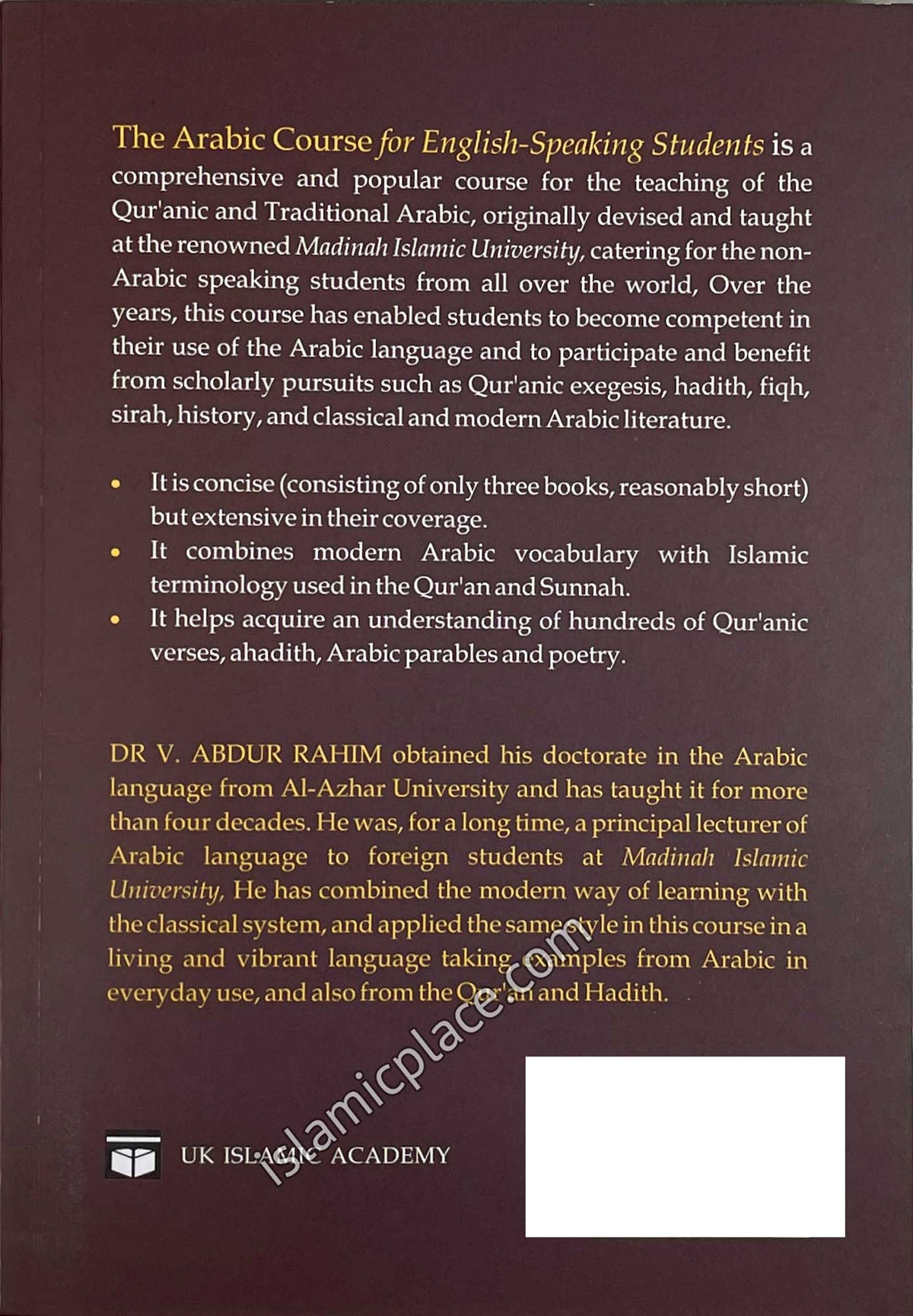 Arabic Course for English-Speaking Students Part 2