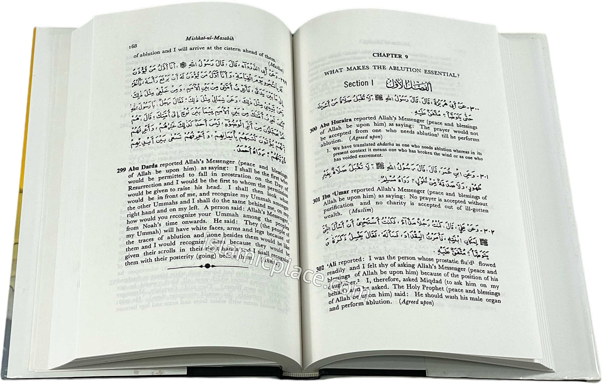 [3 vol set] Mishkat-ul-Masabih with Arabic Text