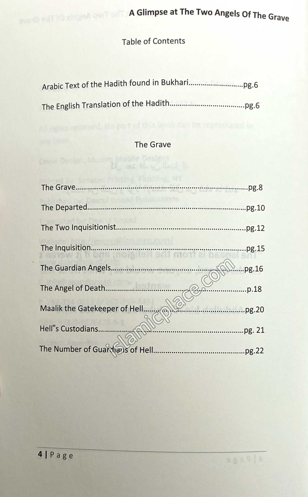 A Glimpse At The Two Angels Of The Grave