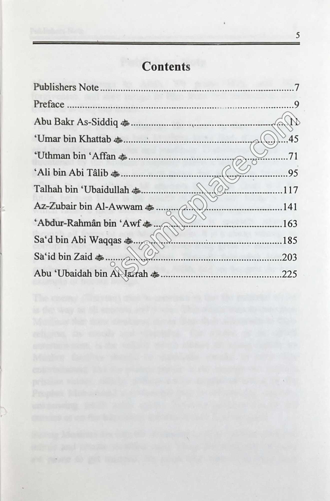 The Precious Pearls: The Description of the Ten Companions Who were Given the Glad Tidings of Paradise (paperback)