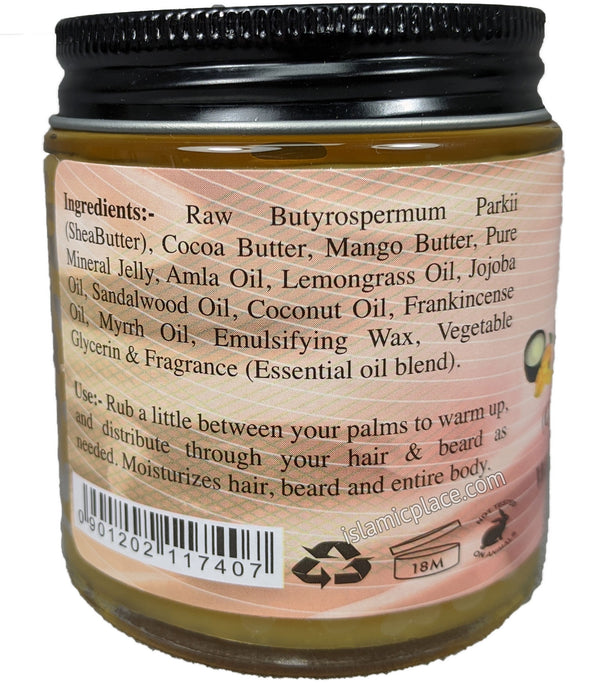 Multi Butter Hair Pomade (Cocoa, Shea & Mango Butter) with Jojoba & Am ...