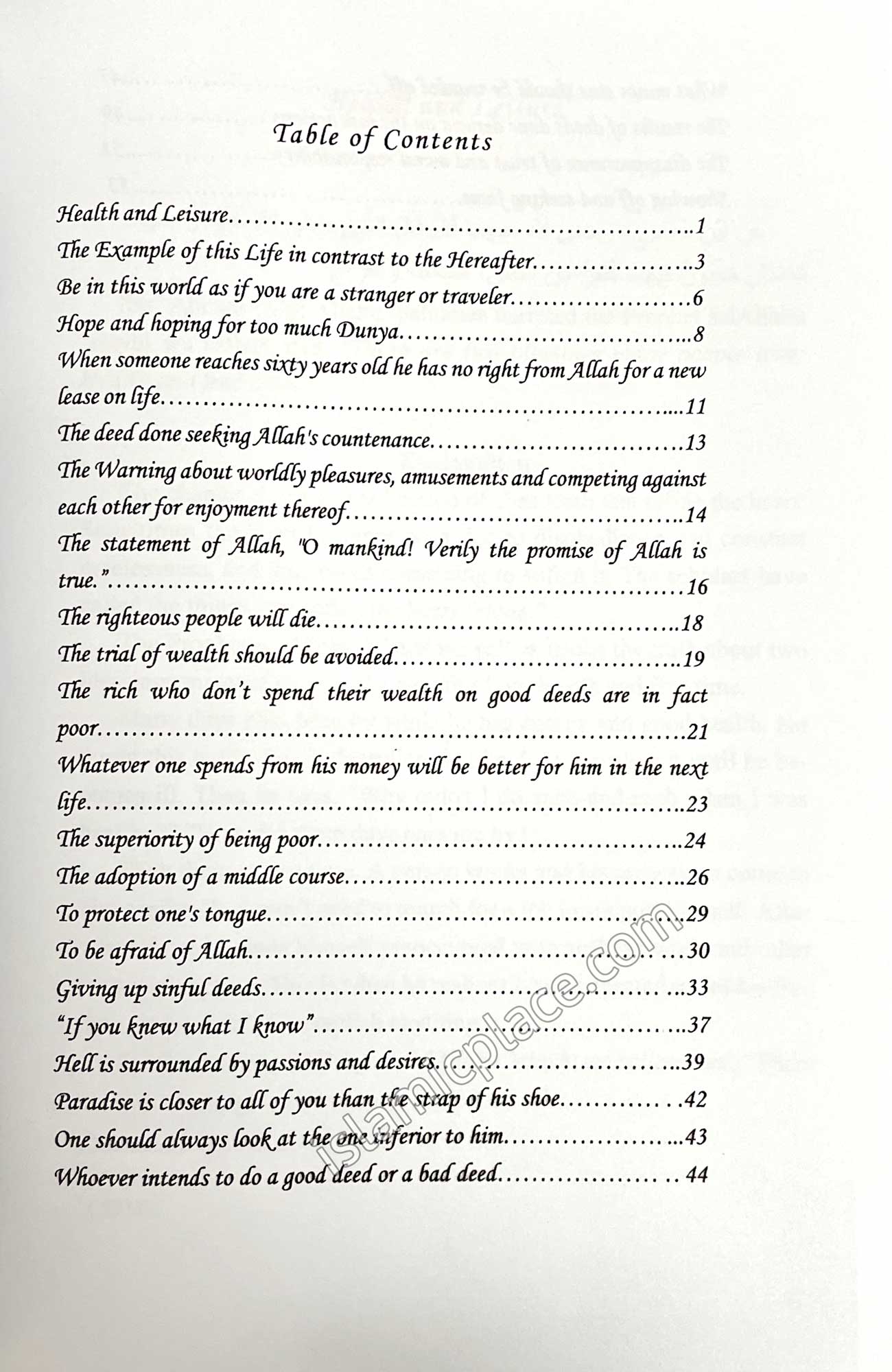 The Book of Heart Softeners - From Explanation of Sahih Al-Bukhari