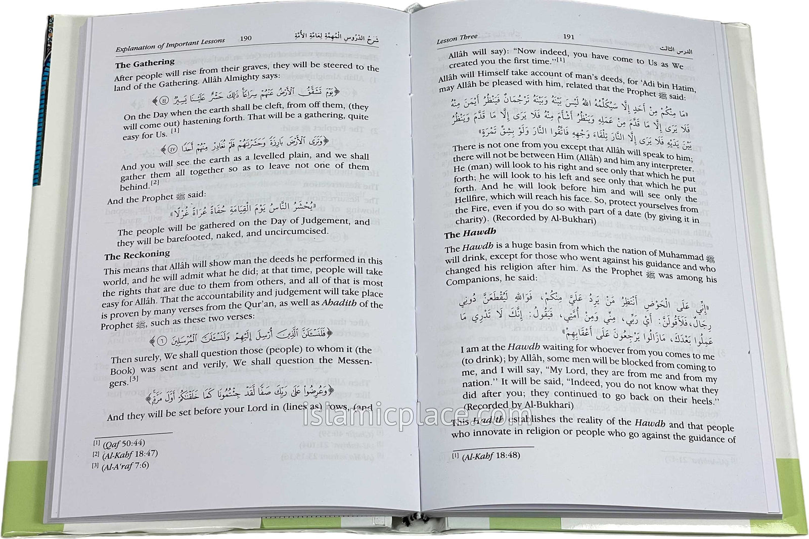 Explanation of Important Lessons (For Every Muslim) Hardback