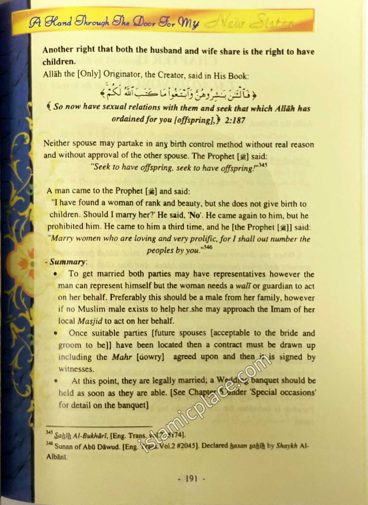 A Hand Through The Door For My New Sister