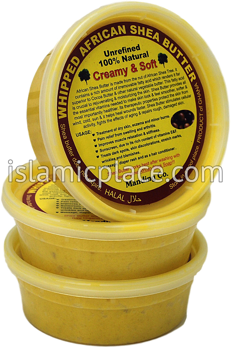100% Natural African Shea Butter (8oz - Yellow Shea Butter)