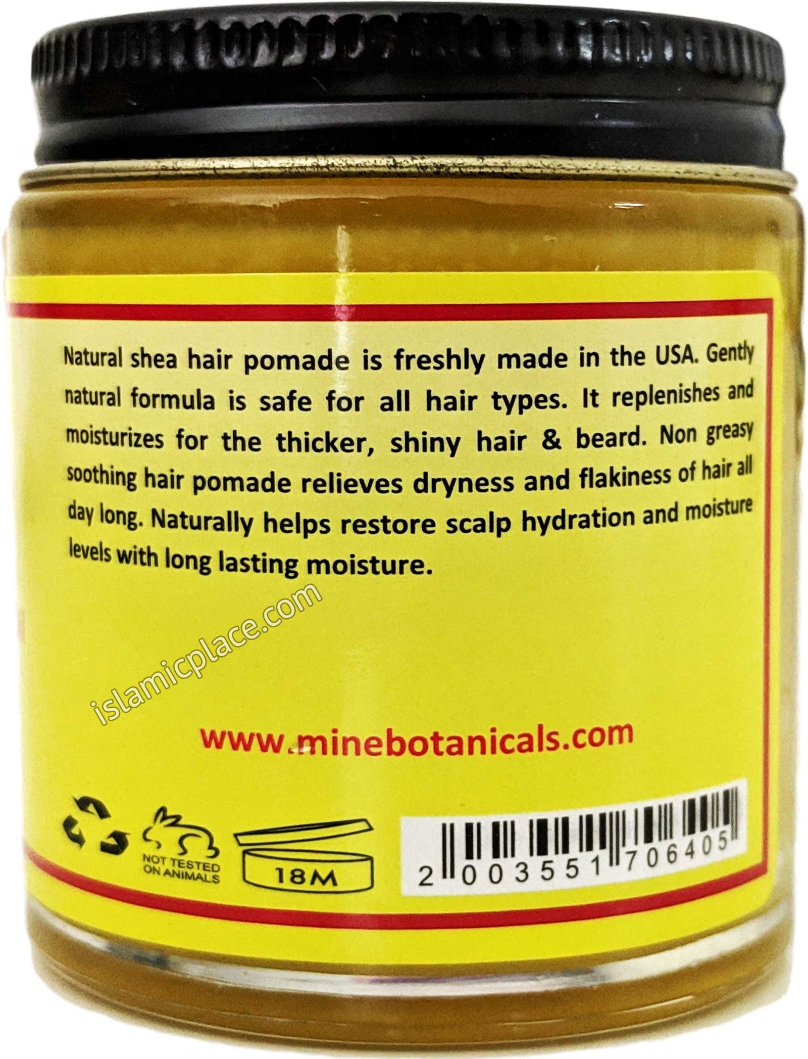 Shea Butter Hair Pomade with Moroccan Argan Oil