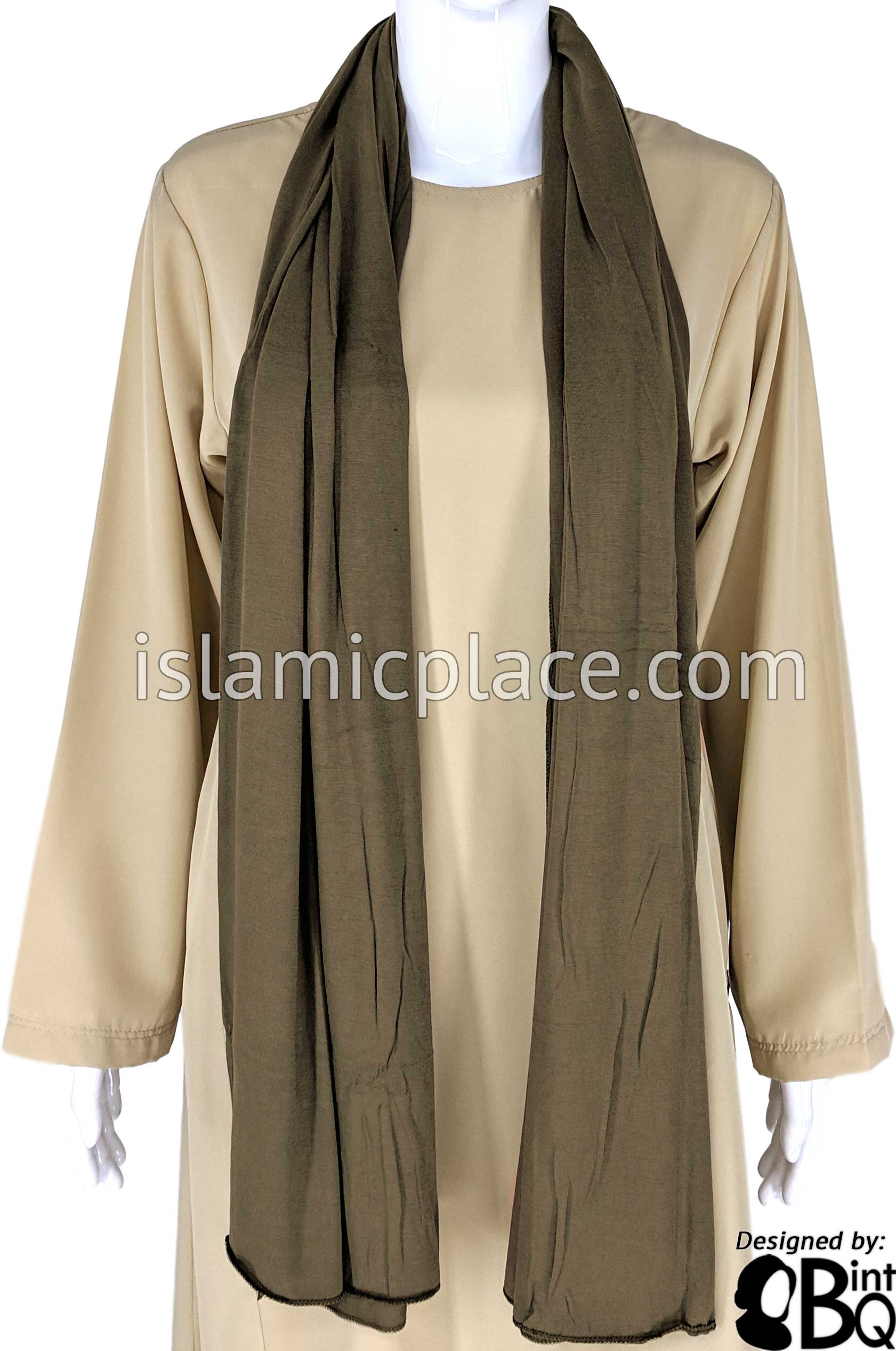 Bark Plain - Jamila Jersey Shayla Long Rectangle Hijab 30"x70"