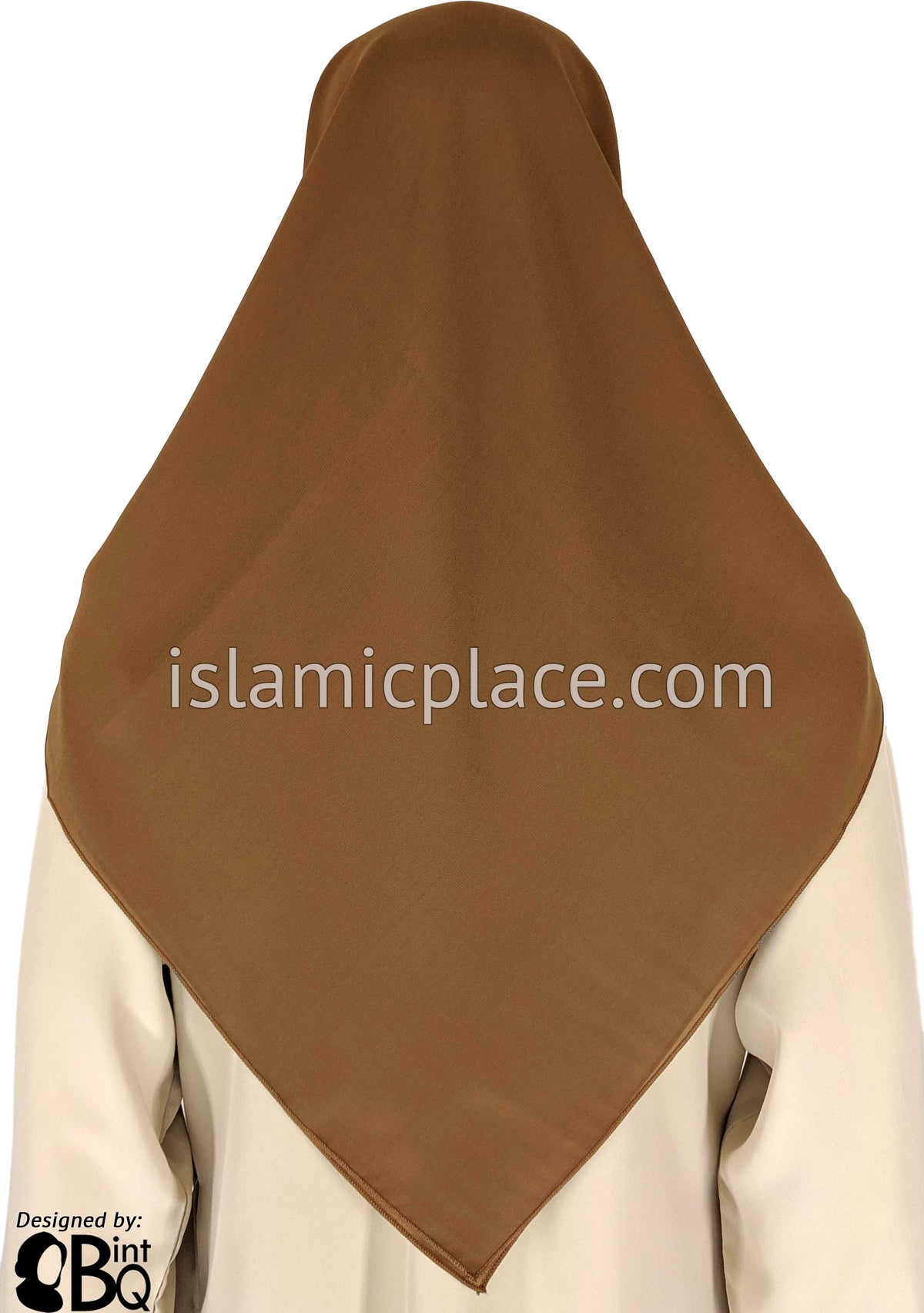 Hazelnut - Georgette 45&quot; Square Khimar