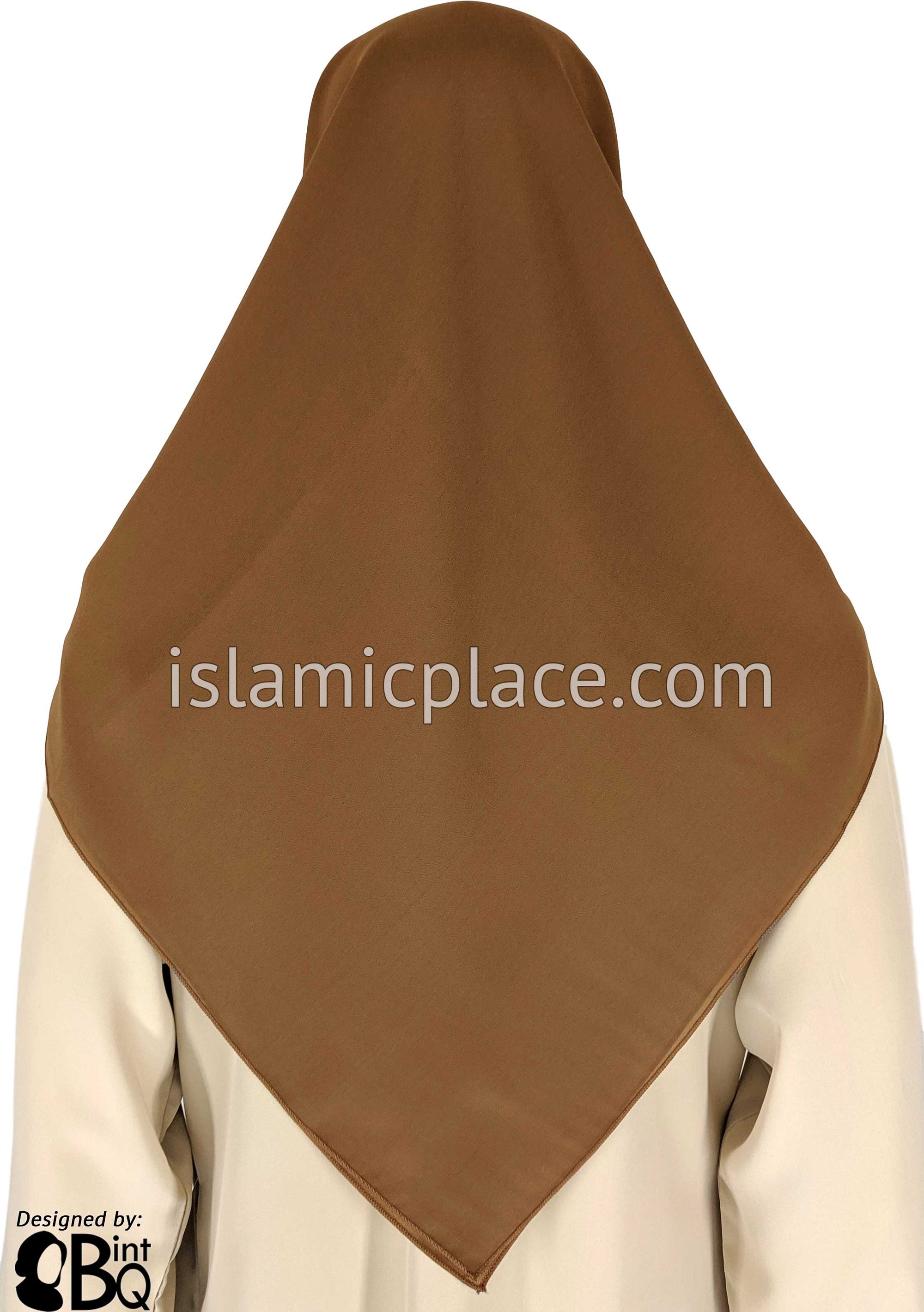 Hazelnut - Georgette 45" Square Khimar