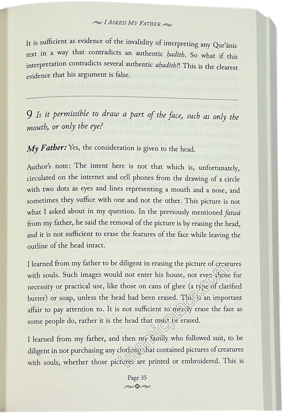 I Asked My Father - The Scholar, Imam Muhammad Nasir al-Din ibn Nuh al-Albani - Authored by his daughter Sukaynah