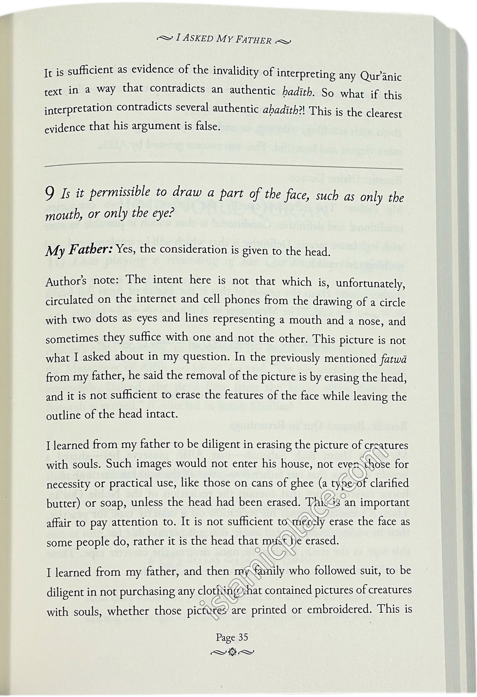 I Asked My Father - The Scholar, Imam Muhammad Nasir al-Din ibn Nuh al-Albani - Authored by his daughter Sukaynah