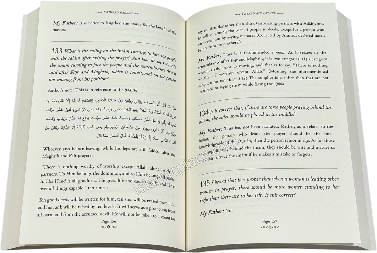 I Asked My Father - The Scholar, Imam Muhammad Nasir al-Din ibn Nuh al-Albani - Authored by his daughter Sukaynah
