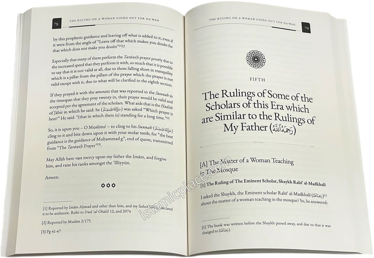 The Ruling on a Woman Going out for Dawah - From the Rulings of My Father, the Sahykh, the Imam Muhammad Nasir ad-Din Ibn Nuh al-Albani