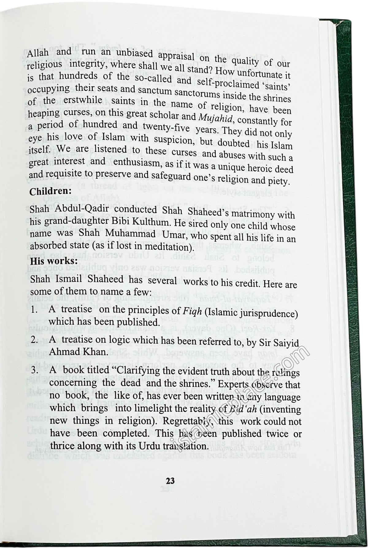 Taqwiyat-ul-Iman: Strengthening of the Faith