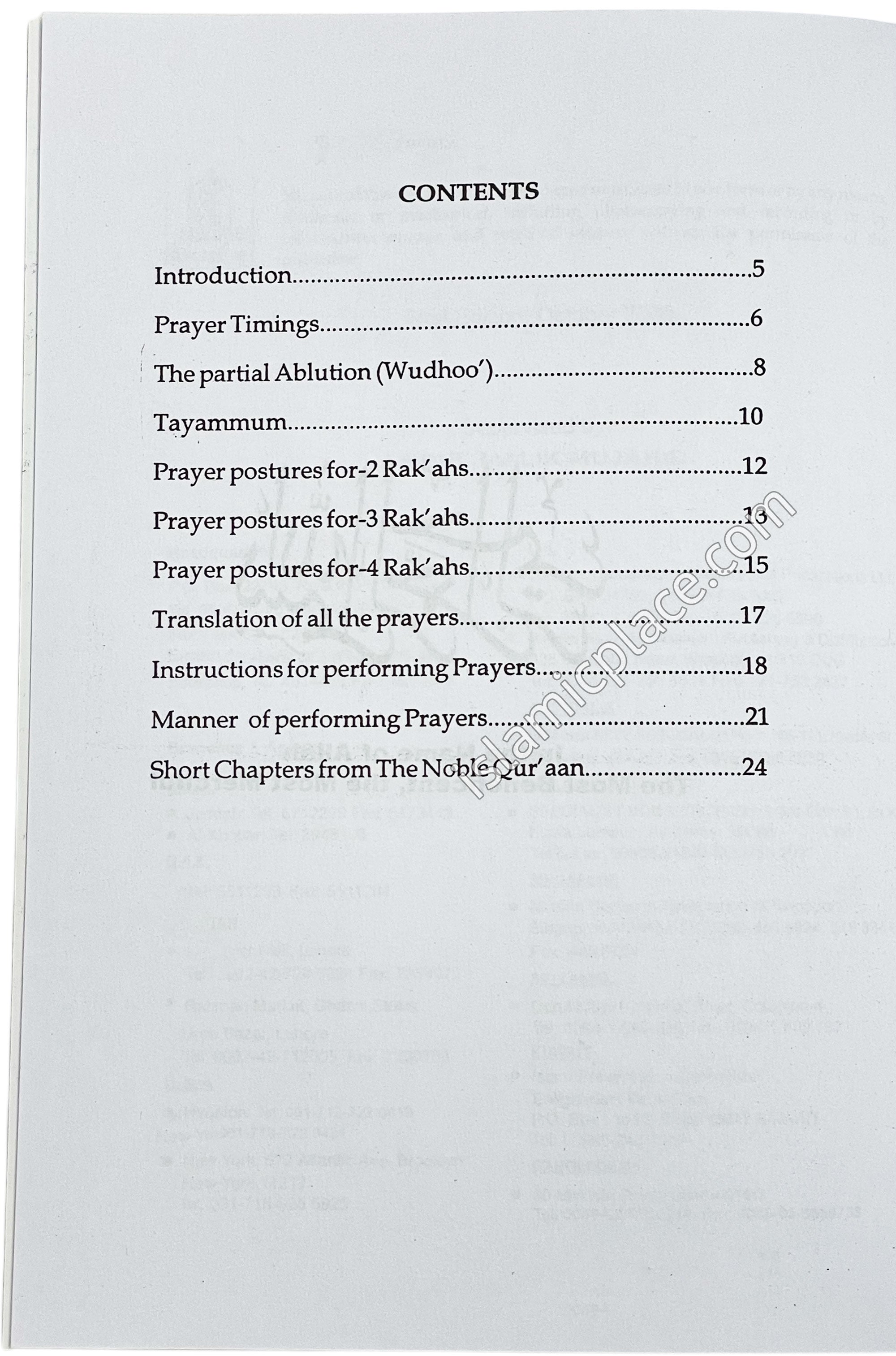 Prayer For Beginners (Salat)