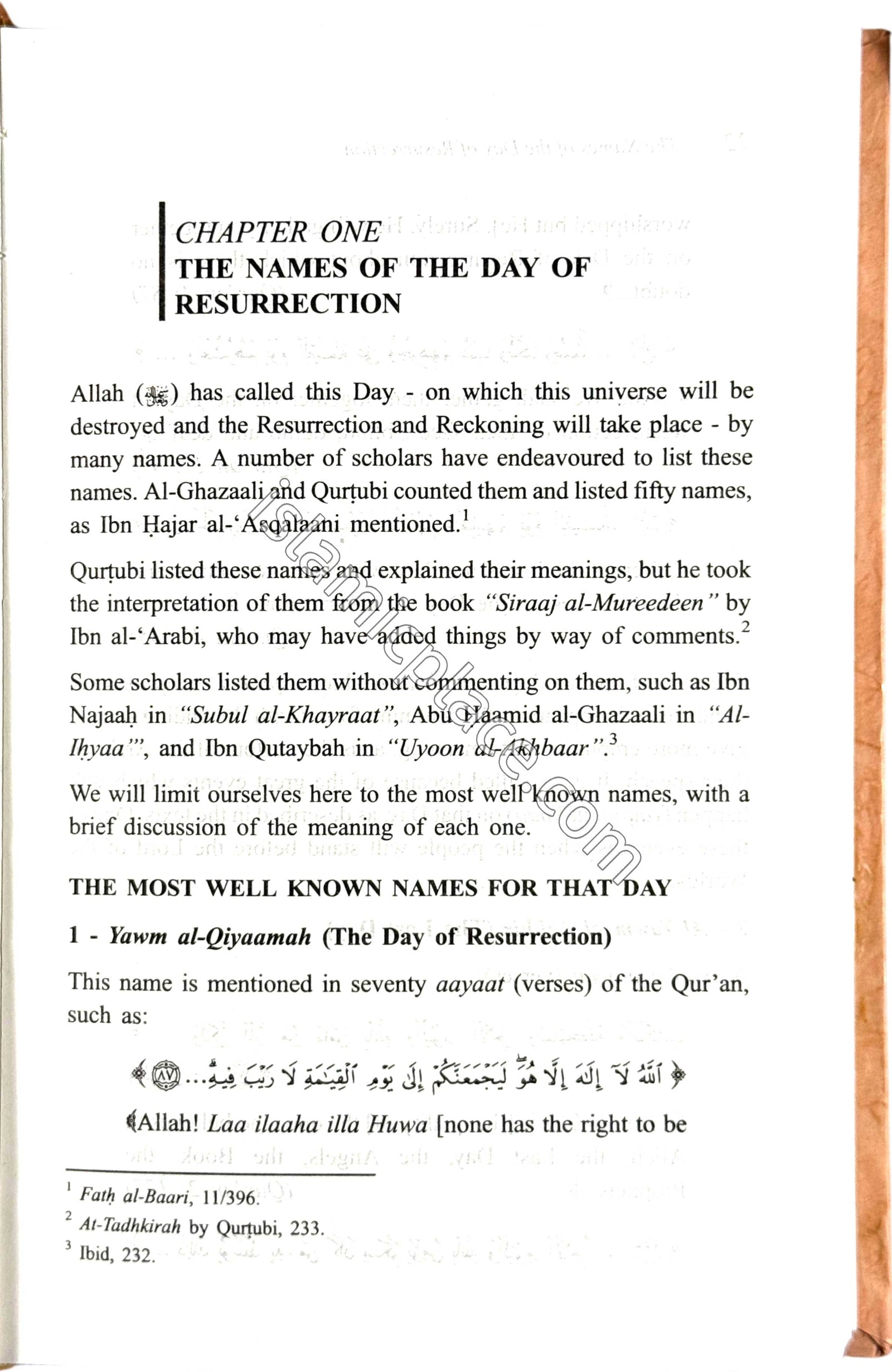 The Day of Resurrection - Islamic Creed Series