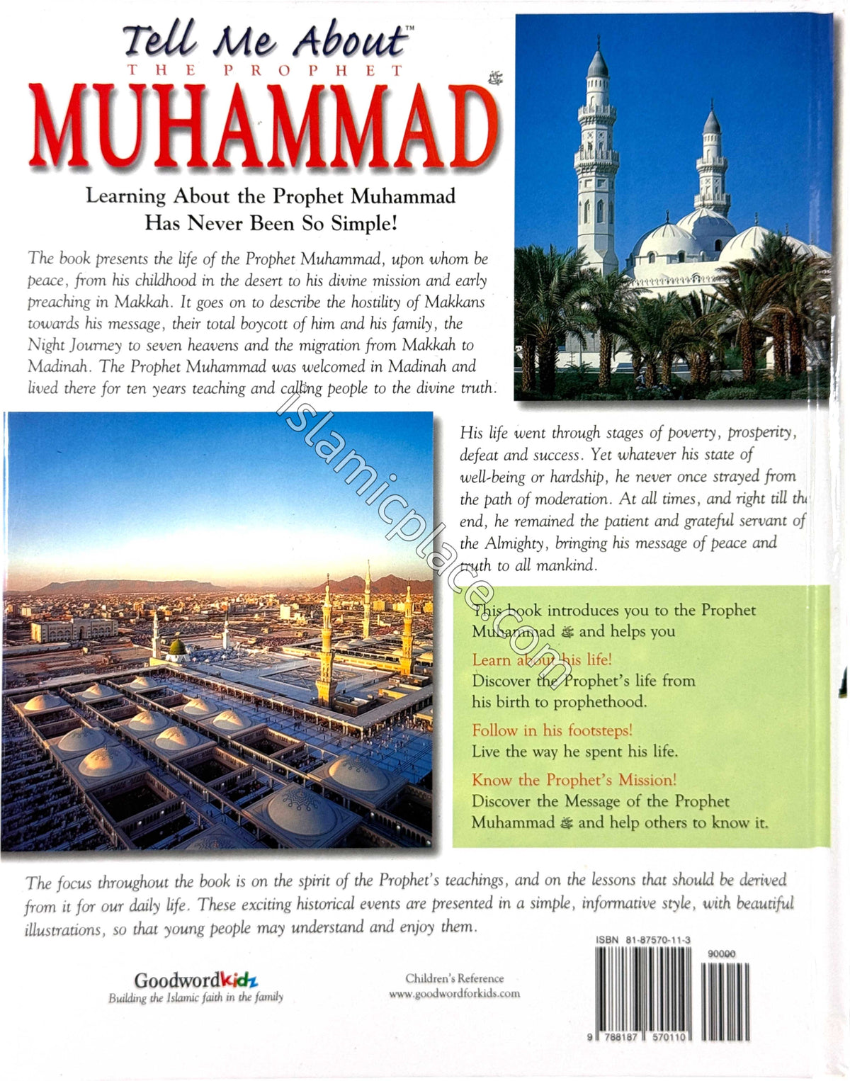 Tell Me About Prophet Muhammad (hardback)