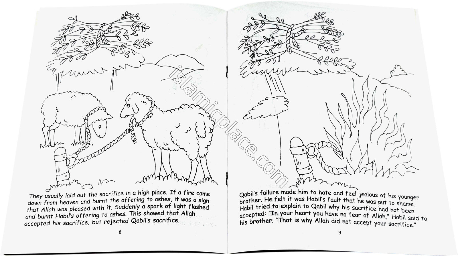 The Two Sons of Adam (Coloring Book) Children's Stories from the Quran