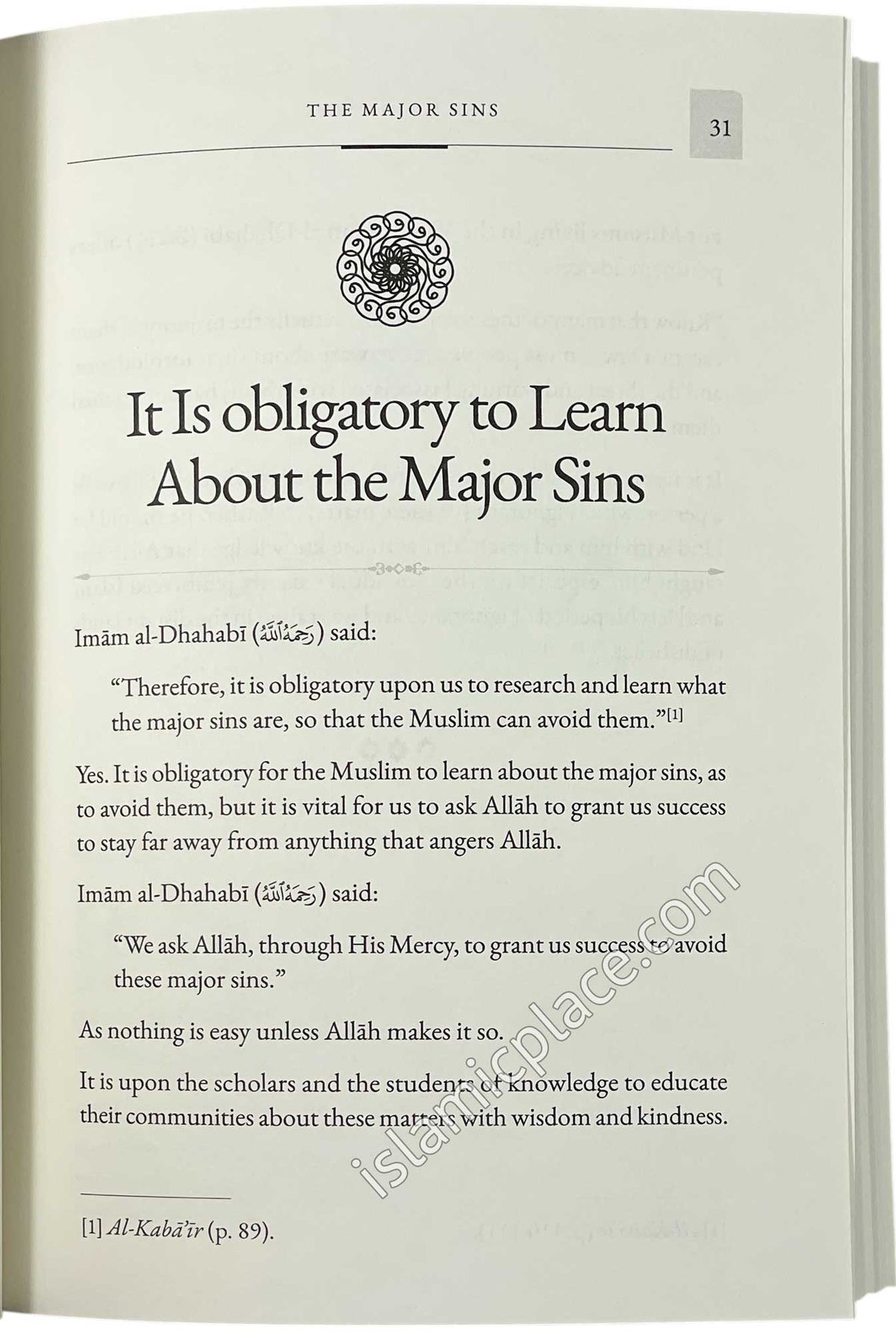 The Major Sins (Al-Kabair) by Imam al-Dhahabi
