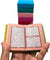 Arabic: Rainbow Color Quran Mushaf Madina Uthmani script (2.5" x 3.5") Hardback