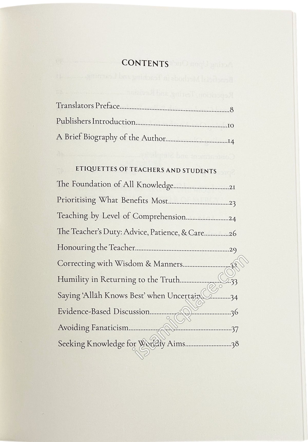 Etiquettes of Teachers and Students